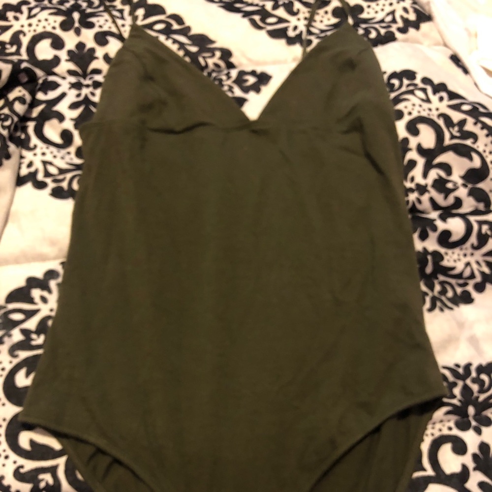 Green body suit